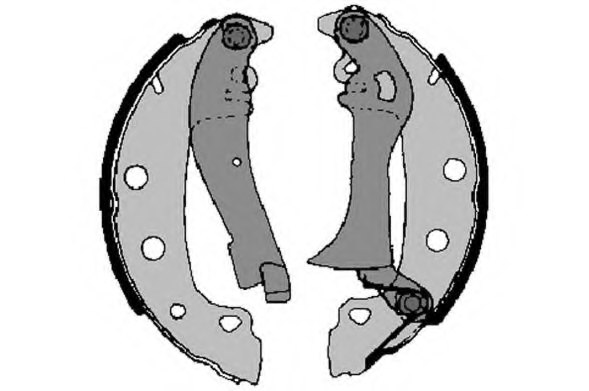 RAICAM 2274 Brake Shoe Set
